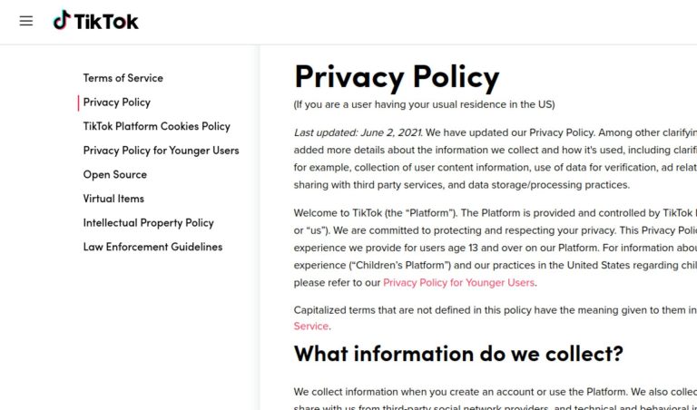 Evaluating TikTok’s Measures for Enhanced App Privacy and Security Evaluating TikTok’s Measures for Enhanced App Privacy and Security